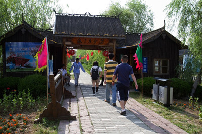 崇明岛瀛东村,古村落,农家乐