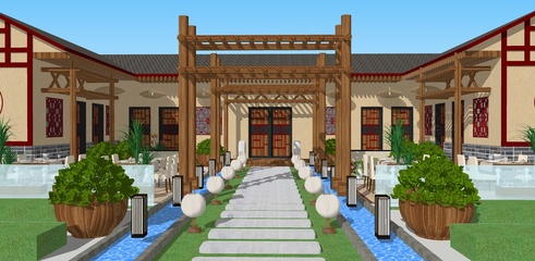 Oilya成都农家乐建筑改造方案